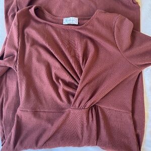 Kaleigh faux wrap dress